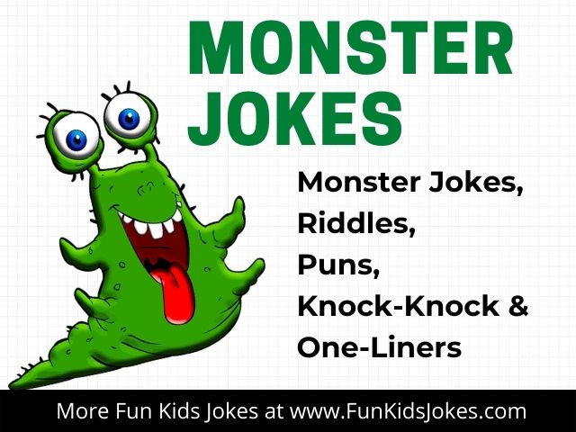 Monster Jokes - Clean Monster Jokes - Fun Kids Jokes