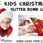 Kids Christmas Glitter and Confetti Card