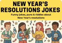New Years Resolutions Jokes for Kids and Adults