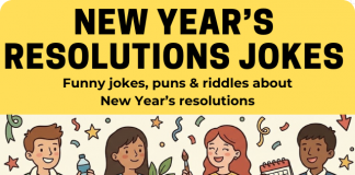 New Years Resolutions Jokes for Kids and Adults