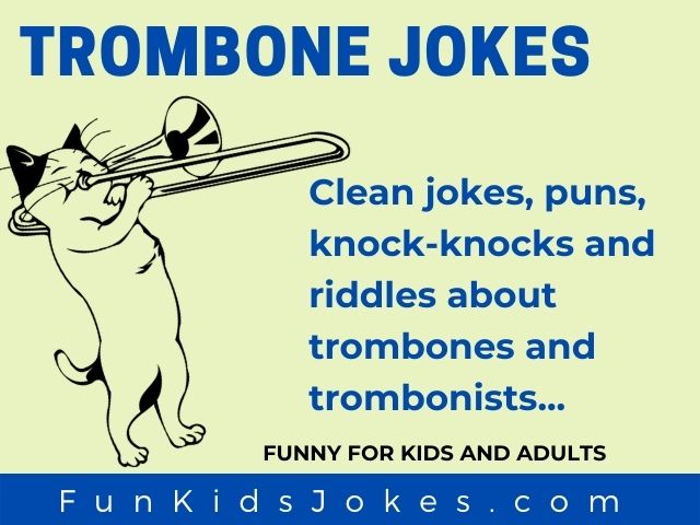 Trombone Jokes - Trombonist Cat