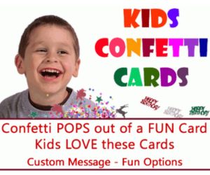 Send a Glitter Gram Card - Kids Love Them